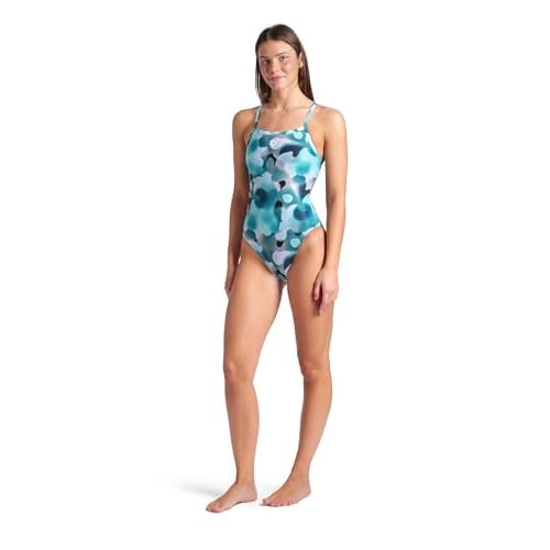 ARENA Women's Performance Camouflage Challenge Back One Piece Athletic Swimsuit