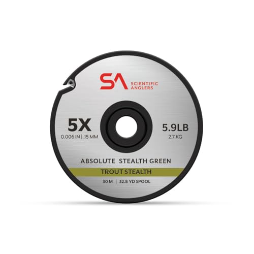 Scientific Anglers Absolute Trout Stealth Tippet 5X - Ultra Wary Fish Line