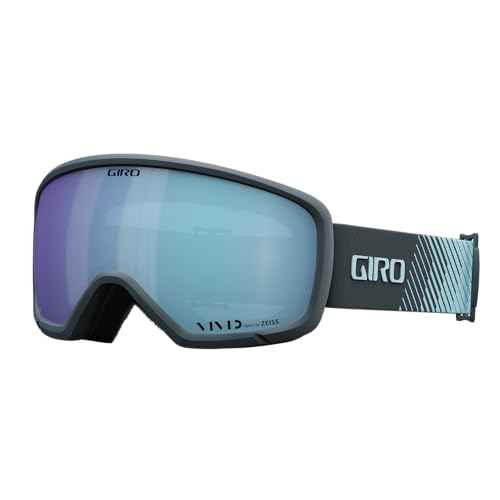 Giro Ringo Ski Goggles - Snowboard Goggles for Men, Women and Youth - Dark Shark Streaker Strap with Vivid Royal Lens