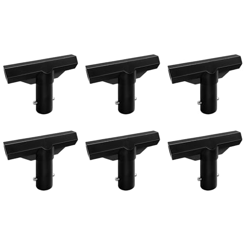 Plastic Trampoline T Connectors - 6 Pack for Top Ring Systems