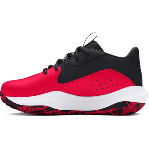 Under Armour Kids Pre School Lockdown 7 Shoes - 3 Little Kid Red Black White Variation
