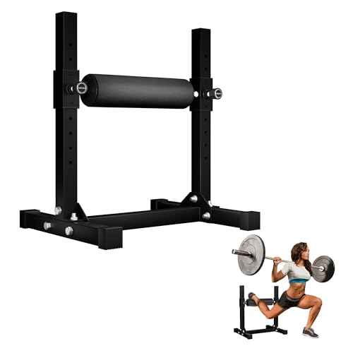 Fitvids Bulgarian Split Squat Stand, Single Leg Squat Roller, One Leg Squat Stand, Stand-Alone Machine Leg Curl for Lower Body training