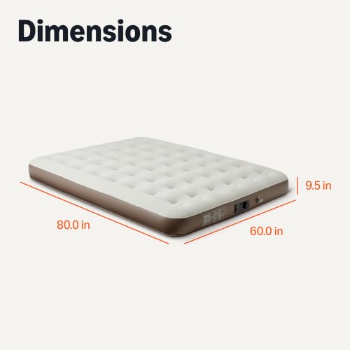 Queen Size Inflatable Air Mattress with Built-in Pump – Camping & Travel Bed