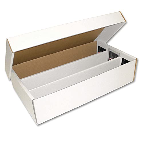BCW 3 Pack Cardboard Trading Card Storage Boxes for Collectibles and Gaming