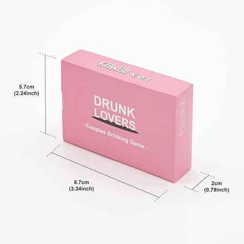 Drunk Lovers - Couples Games Couples Card Game for Date Night, 54 Game Cards, Romantic Valentines, Card Game for Couple