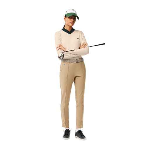Lacoste Women's Sport Cotton Pima Technical Knit Golf Sweater