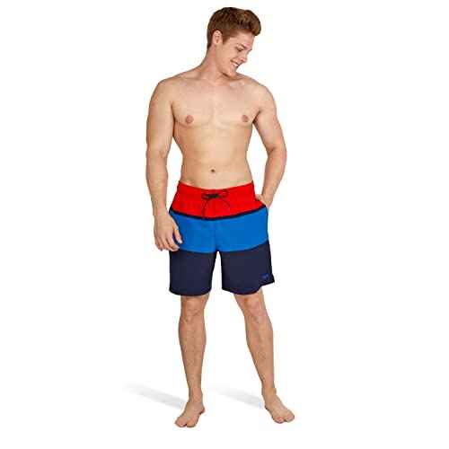 Speedo Men's Swim Trunk Mid Length Redondo Stripe