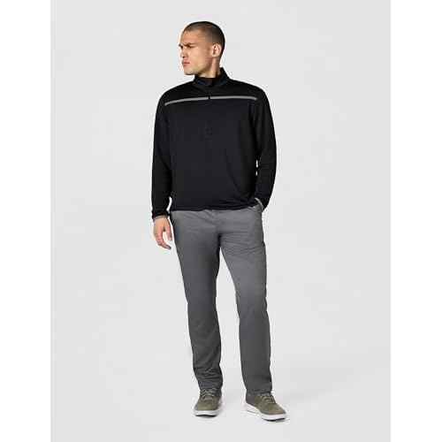Callaway Men's Weather Series ¨ù Zip Mock Neck Pullover for Men, Extended Sizes, Men¡¯s Performance Apparel