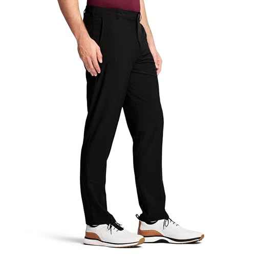 IZOD Mens Golf Swingflex Straight-fit Flat-Front Pants