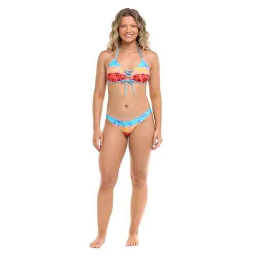 Baby Love Molded Cup Triangle Push Up Bikini Top Swimsuit