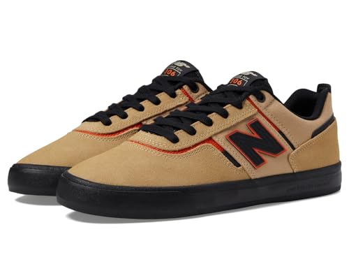 Unisex Skateboarding Shoes - New Balance Numeric 306 V1 Khaki Black 8 Women/6.5 Men
