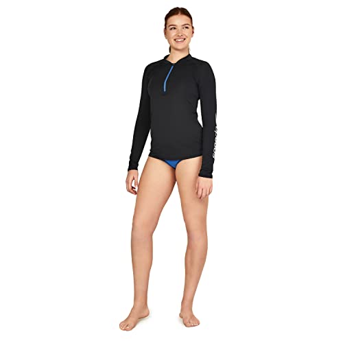 Speedo Women's Precision Pleat Zip Rashguard