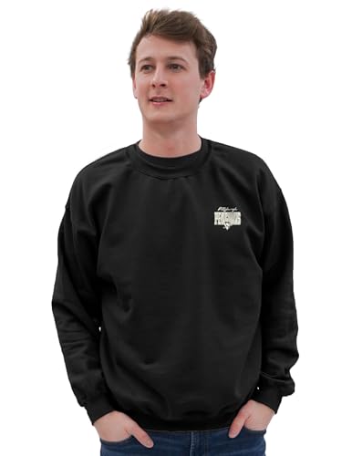 NHL Crewneck Sweatshirt - Pittsburgh Penguins Black Medium - Unisex Adult