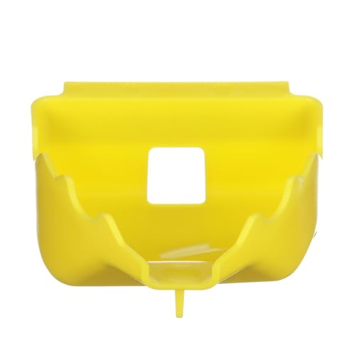 Oil Drain Funnel for Outboard Motor Oil Change - Yellow Plastic