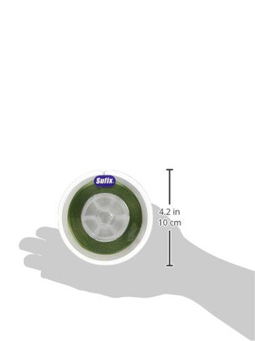 Sufix 832 Braid 30 lb Low-Vis Green, Advanced Braided Fishing Line with Superior Strength, Abrasion Resistance, and Low Visibility, Ideal for Freshwater and Saltwater Angling, 300 Yards