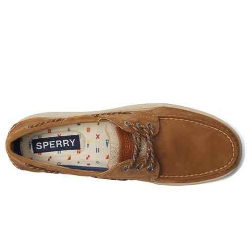 Sperry Mens Shoes Billfish 3-Eye Tan Nubuck