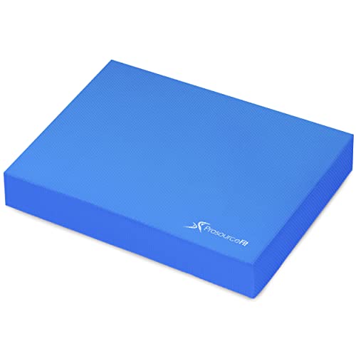 ProsourceFit Exercise Balance Pad ? Large Cushioned Non-Slip Foam Mat & Knee Pad for Fitness, Stability Training, Physical Therapy, Yoga 15"x19"