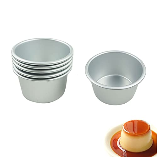 3.4 Inch Aluminium Popover Pan Set - Jumbo Muffin & Pudding Mold, Non-Toxic, Reusable