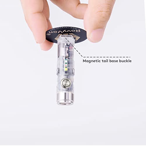 Rechargeable Small Keychain Flashlight with High CRI 420 Lumens