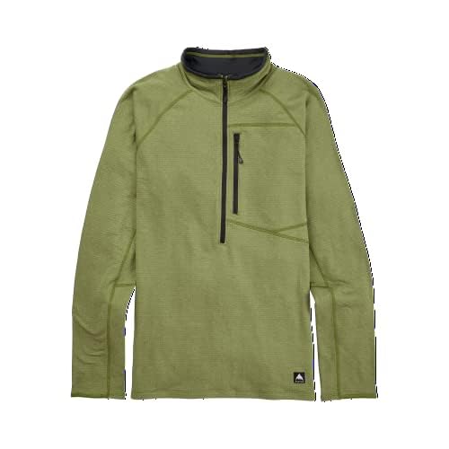Burton Men's Stockrun Grid Half-Zip Fleece