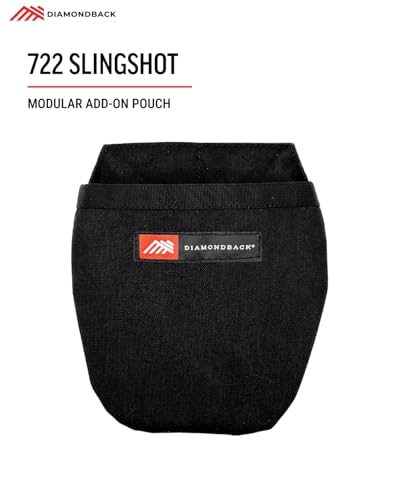 Diamondback Slingshot Clip-On Fastener Pouch Double Clip Tool Belt Accessory