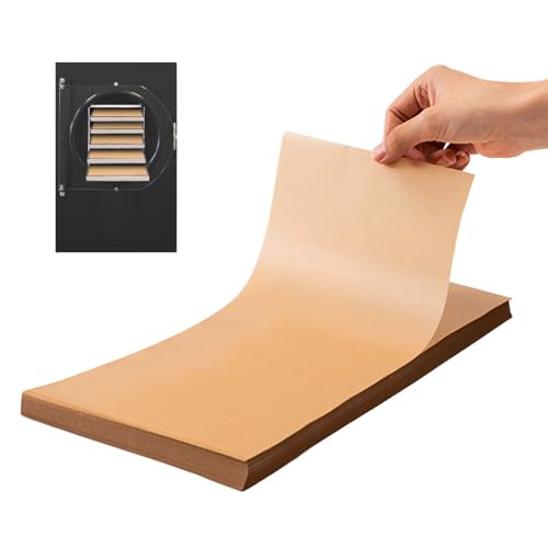 150 PCS Parchment Tray Mats Set for Harvest Right Freeze Dryer Medium Trays - Disposable Food Dehydrator Accessories 17.2x7 in