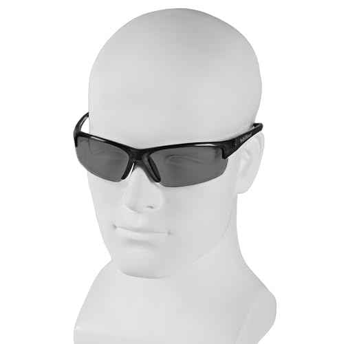 KLEENGUARD Smith and Wesson Safety Glasses (21297), Equalizer Safety Eyewear, Smoke Anti-Fog Lens, Gunmetal Frame, 12 Pairs / Case