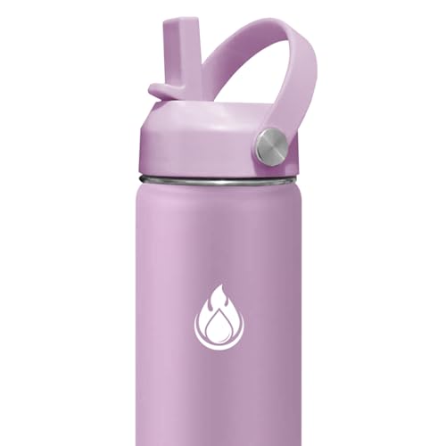 Purple Spout Lid for Hydroflask Wide Mouth Water Bottles - Fits 18oz 20oz 32oz 40oz 73oz