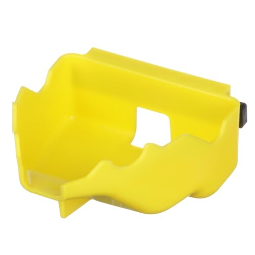 Oil Drain Funnel for Outboard Motor Oil Change - Yellow Plastic