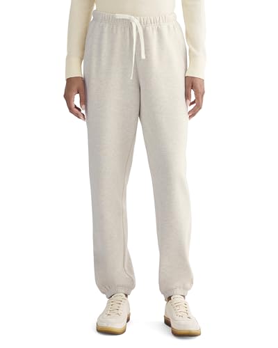 Women's Off-Duty Jogger Pants XS Heathered Oat Organic Cotton Blend - Light Weight