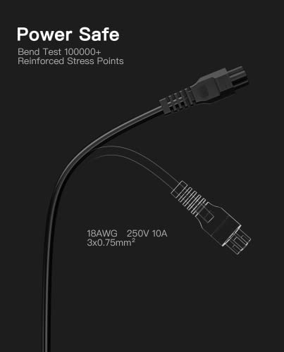 6ft Fast Charging Power Cable Compatible with Ninebot MAX G3/G2/G30P/P65/P100S/F60