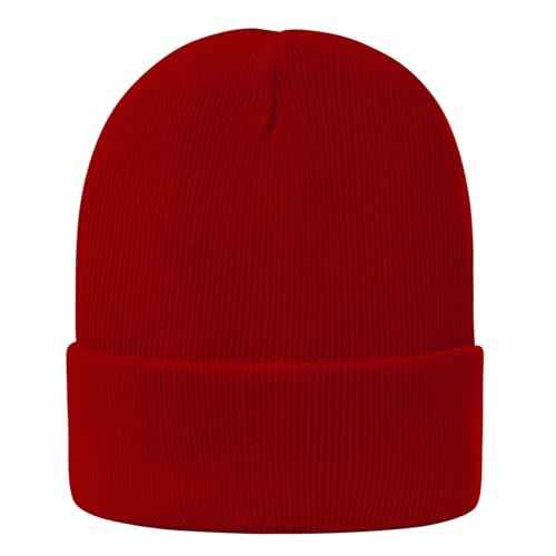 Unisex Satin & Silk Lined Slouchy Warm Winter Hat - Knit Satin Lined Beanie for Women & Men