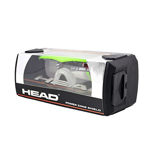 Head Racquetball Goggles - Powerzone Shield Anti Fog and Scratch Resistant Protective Eyewear w/Adjustable Strap
