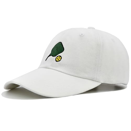 Pickleball Hat, Pickleball Gift for Men Women, Adjustable Embroidered Baseball Cap