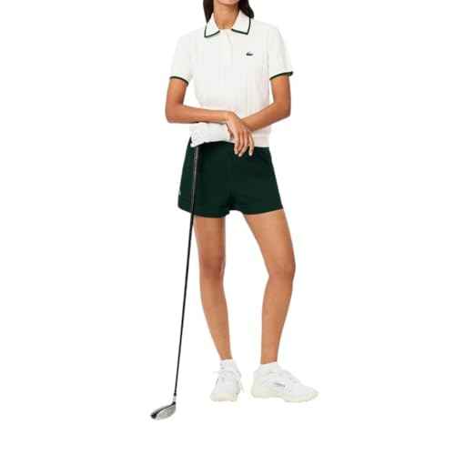 Lacoste Women's Sport Short Sleeved Polo Collar Golf Sweater