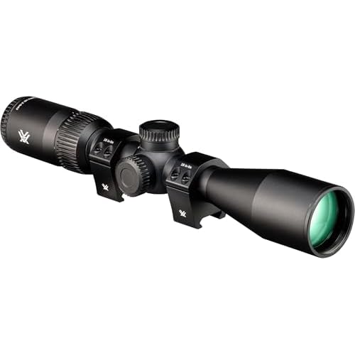 Vortex Triumph HD 3-9x40 Second Focal Plane, 1-inch Tube Riflescope Kit - Dead-Hold BDC (MOA) Reticle, 1" Hunter Rings - 0.90" Low Height, Neoprene Cover