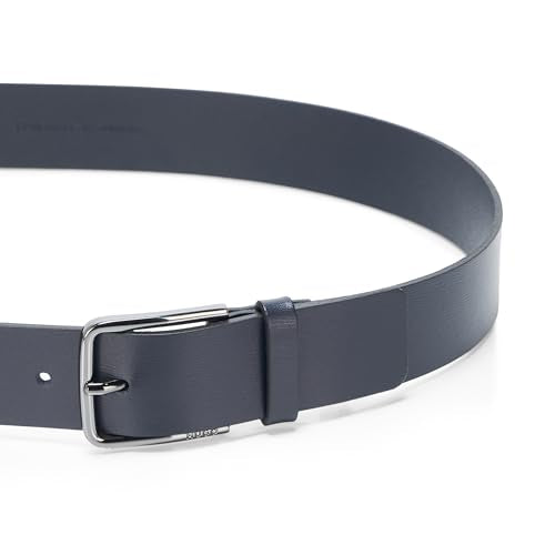 HUGO mens Thin Buckle Smooth Leather Belt