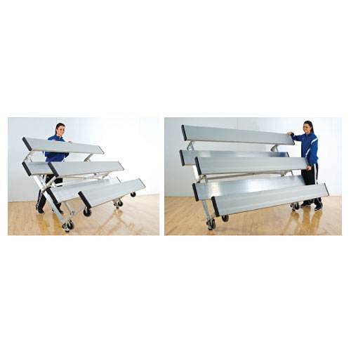 BSN SPORTS 3 Row 15' Tip n Roll Bleacher (Seats 30) (EA)
