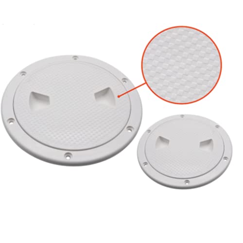 6-Inch Marine Circular Non-Slip Inspection Deck Plate Hatch with Detachable Cover