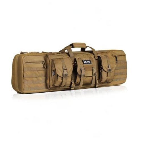 Savior Equipment American Classic Double Long Gun Bag Transportation Case w/Backpack Strap, 36 Inch Tan