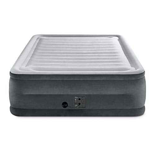 Intex Comfort Dura-Beam Airbed Internal Electric Pump Bed Height Elevated (2020 Model)