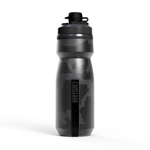CamelBak Podium Dirt Chill Insulated Mountain Bike Water Bottle 21oz - Black Digi Camo