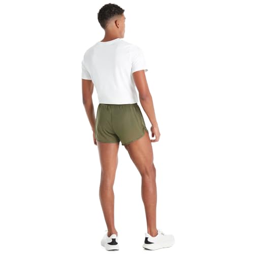 Soffe Men's Original Silkie Ranger Running Shorts Large Black - 2.25 Inch Inseam