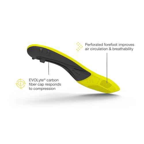 Superfeet Hockey Performance Insoles - Carbon Fiber Inserts for Hockey Skates - Professional Grade