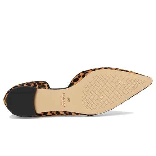 Cole Haan Women's Noella Bow Skimmer, Leopard Print, 9-B US