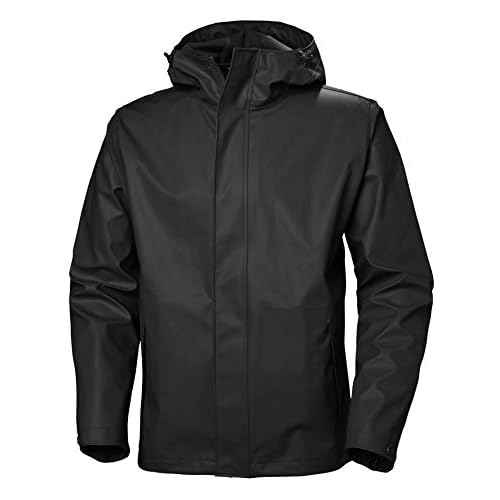 Helly-Hansen mens Moss Hooded Waterproof Windproof Raincoat Jacket