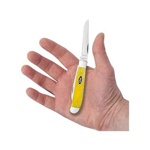 Case Cutlery CA20031: Mini Trapper Yellow Bone