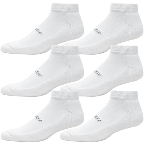 Men's Golf Socks 6 Pack ComfortSof Sport Cushioned Toe Seam Shoes