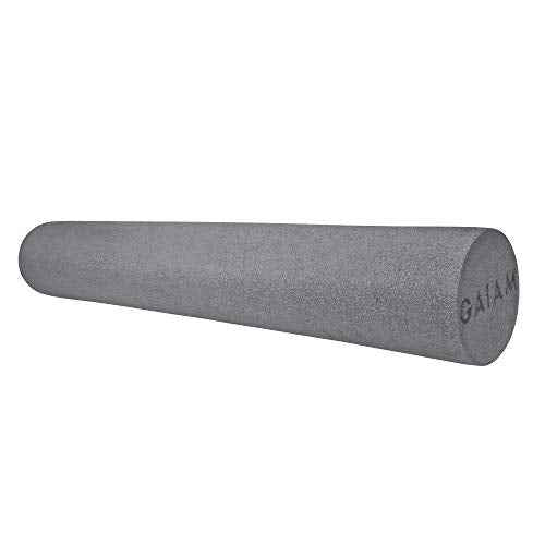 Gaiam Restore Foam Roller for Muscle Massage - Deep Tissue Muscle Massager for Sore Muscles & Stimulation - Total Body Pain Relief, Back, Neck, Foot, Calf, Leg, Arm (18 Inch and 36 Inch)