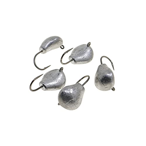 Temorah 3/4 oz Sheephead Fishing Jigs - Unpainted 5 Pack
